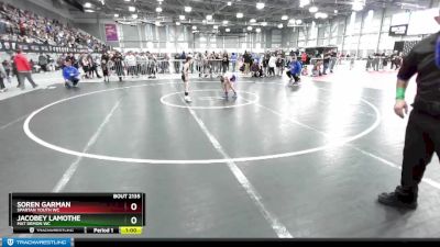 67 lbs Quarterfinal - Soren Garman, Spartan Youth WC vs Jacobey Lamothe, Mat Demon WC