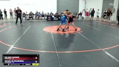 250 lbs Semis & 1st Wrestleback (8 Team) - Leland Havens, Wisconsin vs Nicholas Balbuena, California