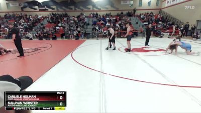 225 lbs Quarterfinal - Carlisle Holman, Port Angeles Wrestling Club vs Sullivan Webster, Ascend Wrestling Academy