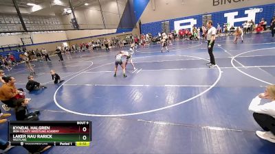 96 lbs Round 2 - Laker Nau Rarick, Westlake vs Kyndal Halgren, Iron County Wrestling Academy