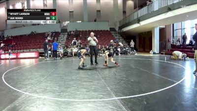 77 lbs Champ. Round 1 - Ian Ward, SVWC vs Wyatt Larson, Wild Buffalo Wrestling Club