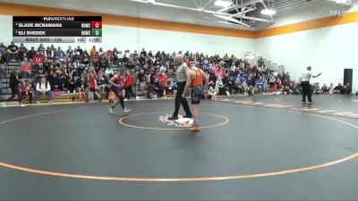 128 lbs Round 1 - Slade McNamara, Big Game Wrestling Club vs Eli Shedek, Big Game Wrestling Club