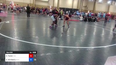 120 lbs Rr Rnd 2 - Andrew Taylor, Eagles Wrestling Club vs Uy`Kwon Wimberly, Beebe Trained Blue