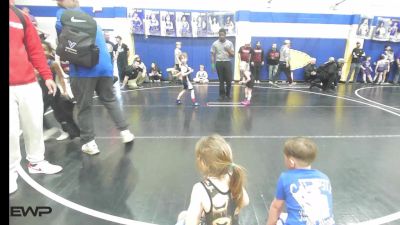 43 lbs Rr Rnd 3 - Jayden President, Victory Youth Wrestling vs Harley Lewis, Sperry Wrestling Club