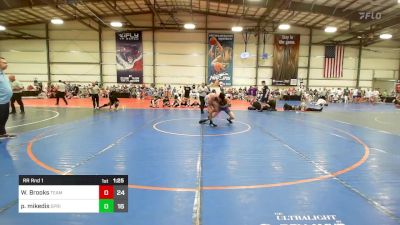 152 lbs Rr Rnd 1 - Will Brooks, Team Takedown vs Peter Mikedis, Sprig Gardner Wrestling Club