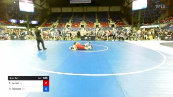 126 lbs Rnd Of 64 - Ethan Immel, Wisconsin vs Roman Stewart, Missouri