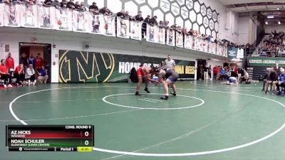 157 lbs Cons. Round 5 - AZ Hicks, Wauseon vs Noah Schuler, Olentangy (Lewis Center)