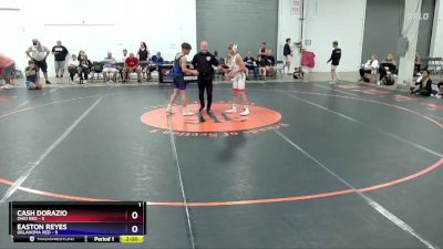 106 lbs 2nd Place Match (8 Team) - Cash Dorazio, Ohio Red vs Easton Reyes, Oklahoma Red