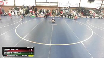 55 lbs Cons. Round 1 - Oakley Bradley, Uintah vs Braelynn Mancilla, Ravage Wrestling Club