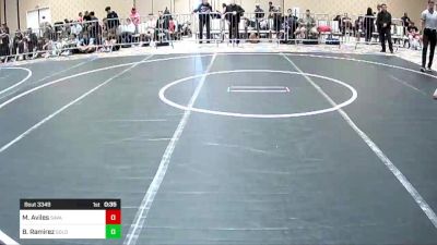 81 lbs Consi Of 8 #2 - Matthew Aviles, Savage House WC vs Bruno Ramirez, Gold Rush Wr Ac