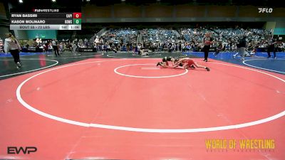 73 lbs Quarterfinal - Ryan Bassiri, Capital City Wrestling Club vs Kason Molinaro, Rising Sun Wrestling Club