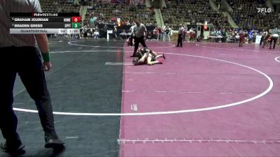 6A 126 lbs Quarterfinal - Graham Jourdan, Homewood Hs vs Braden Gress, Spanish Fort