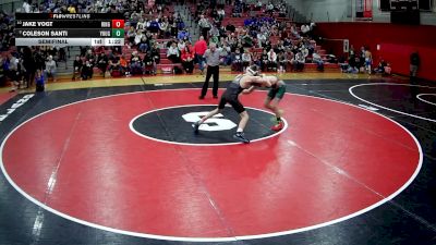 101 lbs Semifinal - Coleson Santi, Yough vs Jake Vogt, Ringgold