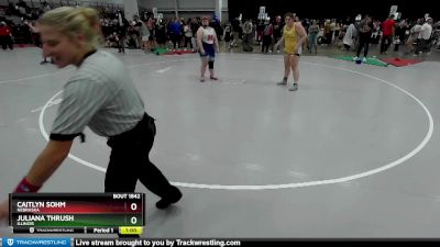 235 lbs Cons. Round 2 - Juliana Thrush, Illinois vs Caitlyn Sohm, Nebraska