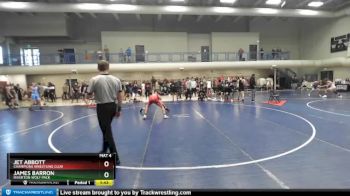 120 lbs Champ. Round 2 - Jet Abbott, Champions Wrestling Club vs James Barron, Riverton Wolf Pack