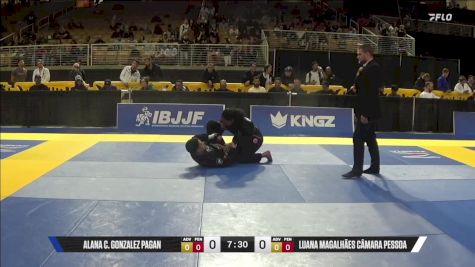 Luana Magalhães Câmara Pessoa vs Alana C. Gonzalez Pagan 2025 Pan Jiu Jitsu IBJJF Championship