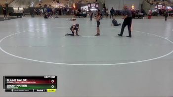 70 lbs Cons. Round 2 - Brody Marion, Iron Knights vs Blaine Taylor, Sumner County Wrestling Club