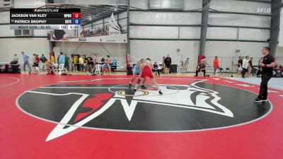 92 kg Cons. Round 2 - Jackson Van Kley, West Point Wrestling Club vs Patrick Brophy, Charleston Regional Training Center