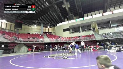 235 lbs Round 4 (6 Team) - Lizbeth Moreno, Manhattan HS vs Nevaeh Bryant, Wood River