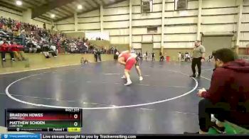 285 lbs Cons. Round 5 - Braedon Howes, Springville vs Matthew Schoen, Lone Peak