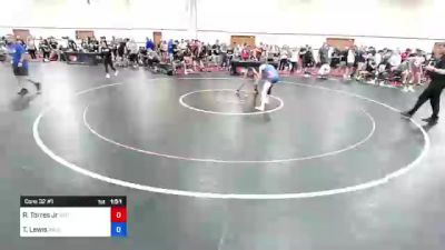 52 kg Cons 32 #1 - Rene Torres Jr, Victory Wrestling-Central WA vs Teagan Lewis, Arizona