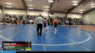 106 lbs Cons. Round 3 - Oliver Meyers, Campbell County vs Karter Lawson, Castle View