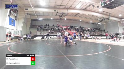 155 lbs Consolation - Ryder Tidwell, Mannford High School vs Max Harland, Berryhill High School