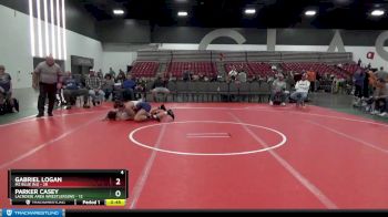 139 lbs Round 2 (8 Team) - Gabriel Logan, M2 Blue (NJ) vs Parker Casey, LaCrosse Area Wrestlers(WI)