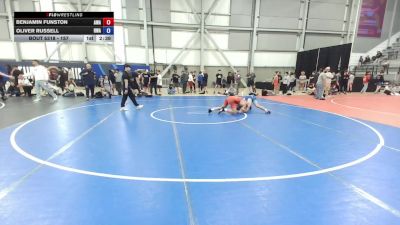 157 lbs Cons. Round 3 - Benjamin Funston, Ascend Wrestling Academy vs Oliver Russell, Riverhawk Wrestling Academy