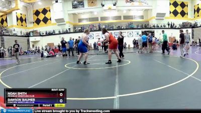 285 lbs Round 1 - Noah Smith, Franklin Wrestling Club vs Dawson Baumer, Concord Wrestling Club