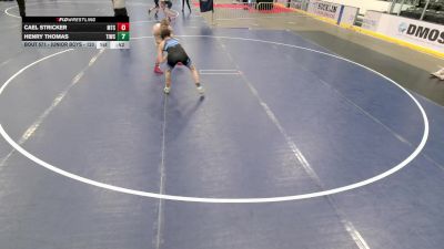 Junior Boys - 120 lbs Cons. Round 1 - Cael Stricker, McDominate Training Center vs Henry Thomas, Team Idaho Wrestling Club