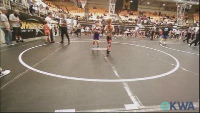 52-55 lbs Semifinal - Pryce Patton, Madill Takedown vs Michael Fabela, Chickasha Wrestling