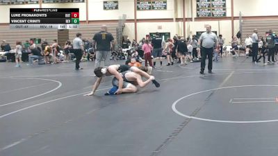 140 lbs Round 6 (8 Team) - Luke Fronakovits, The Outsiders vs Vincent Criniti, Revival