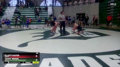 165 lbs Round 1 - Elliott Easter, Trinity vs Tommy Bergin, Benedictine College Preparatory School