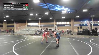 136 lbs Consi Of 16 #1 - Anasofia Vega, Apex - Michigan vs Eneani Gomez, Triton Elite