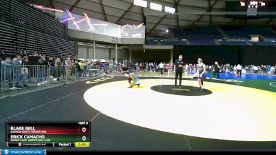 120 lbs Round 2 - Blake Bell, Ilwaco Youth Wrestling vs Erick Camacho, Moses Lake Wrestling Club