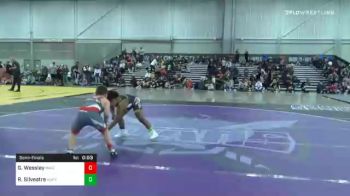 100 lbs Semifinal - Gaige Wessley, Maize Wrestling Club vs Rico Silvestre, Harvey Twisters