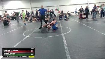 120 lbs Round 2 (8 Team) - Carter Kozeilec, PA Alliance vs Daniel Evans, Headhunters