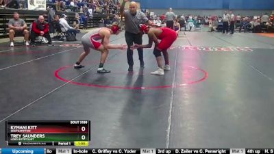 3 - 132 lbs Cons. Round 1 - Trey Saunders, Lord Botetourt vs Kymani Kitt, Southampton