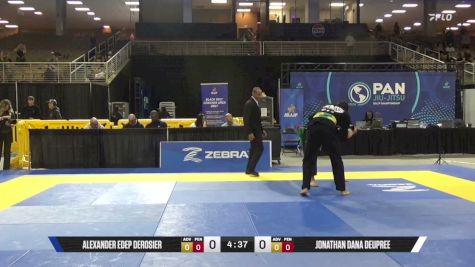 Jonathan Dana Deupree vs Alexander Edep Derosier 2026 Pan Jiu Jitsu IBJJF Championship