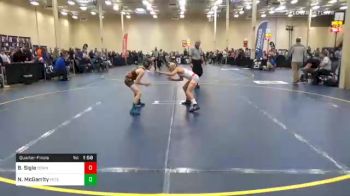 75 lbs Quarterfinal - Brayden Sigle, Downingtown West vs Nicholas McGarrity, Peters Township