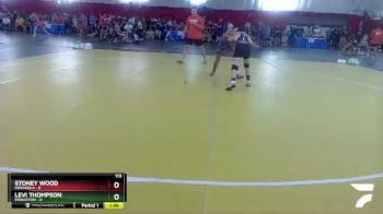 113 lbs Round 1 (4 Team) - Stoney Wood, Indianola vs Levi Thompson, Princeton