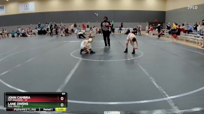 64 lbs Round 8 (10 Team) - Lane Owens, Full Circle vs John Cambra, Mat Assassins