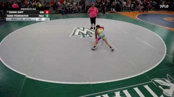 87-94 lbs Cons. Round 2 - Gionni Zapf, Alber Athletics vs Hank Pennington, Pekin Boys & Girls Club