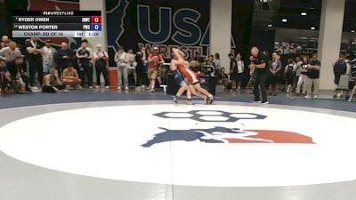 60 kg Champ. Rd Of 16 - Ryder Owen, Inland Northwest Wrestling Training Center vs Weston Porter, Powerhouse Wrestling Club