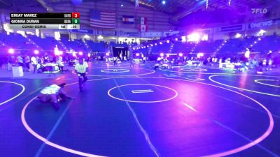 109 lbs Consolation - Emjay Marez, Garden City Wrestling Club vs Gionna Duran, Duran Elite