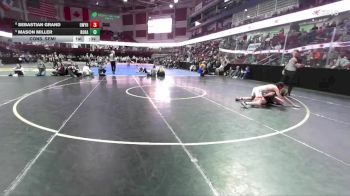 113 lbs Cons. Semi - Mason Miller, Borah vs Sebastian Grand, Owyhee