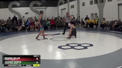 129 lbs Quarterfinals (8 Team) - Jackson Swartz, Junior Terps Xtreme vs Edward Zeller, Burnett Trained