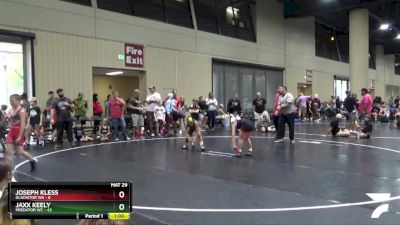 80 lbs Quarters & 1st Wb (16 Team) - Joseph Kless, Gladiator WA vs Jaxx Keely, Predator WC