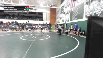 157 lbs Cons. Round 4 - Matthew Leal, Villa Park vs Brandon Silliman, Mayfair